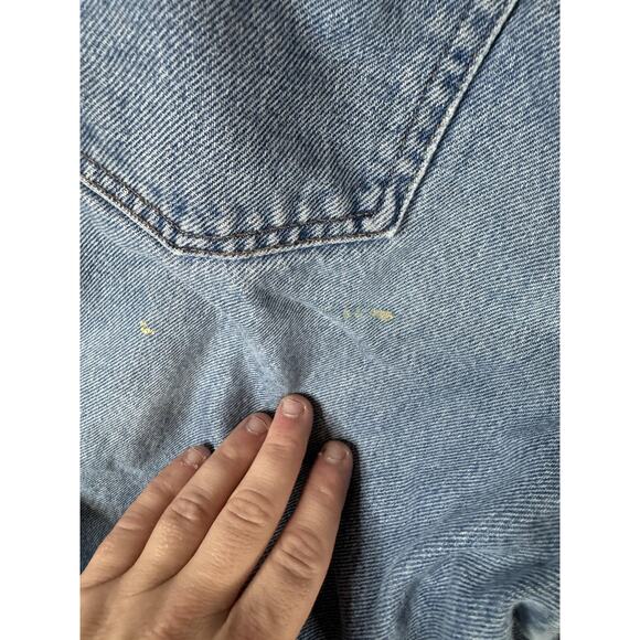 L.L.Bean Jeans Mens 34x29 Light Wash Blue Classic Fit Flannel Lined Plaid Warm - Picture 11 of 16